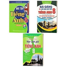 Hình ảnh Sách - Combo Bài Tập Tiếng Anh 8 + Bài Giảng Và Lời Giải Chi Tiết Tiếng Anh 8 + Bồi Dưỡng Học Sinh Giỏi Tiếng Anh 8