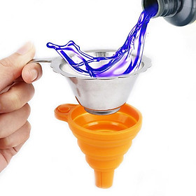 Mua Bộ Phễu Silicon và Cốc Lọc nhựa Resin loại to
