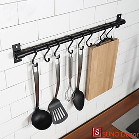 Giá Treo Muỗng Đa Năng, Dán Tường Tiện Dụng, Sơn Tĩnh Điện Chống Gỉ