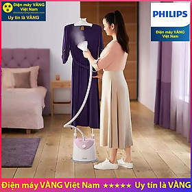 Mua Bàn Ủi Hơi Nước Đứng Philips GC485 - Công suất 1800W cực mạnh  2 cài đặt hơi  - Hàng Nhập Khẩu