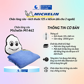Mua Chăn  mền lông cừu Michelin dành cho ô tô  văn phòng (125 x 165cm) - Hàng chính hãng