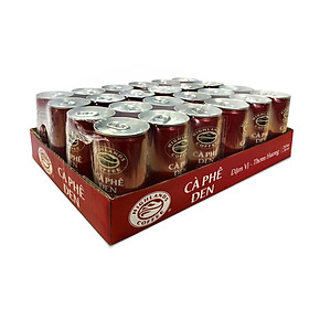 Thùng 24 Lon Cà Phê Đen Highlands Coffee (185ml/Lon)