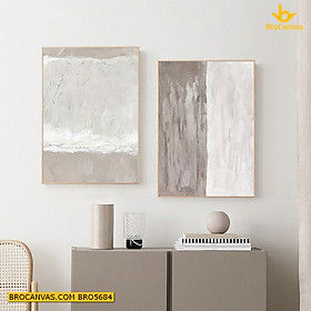 Mua Tranh Canvas Trừu Tượng Minimalist Tối Giản