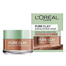 L'Oreal Paris Pure Clay Exfoliating Red Algae Mask 50ml