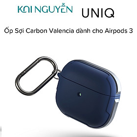 Mua Ốp Case Sợi Carbon Kháng Khuẩn UNIQ Valencia Antimicrobial Dành Cho Airpods 3- Hàng Chính Hãng