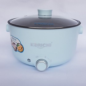 NỒI LẨU ĐIỆN ĐA NĂNG, DUNG TÍCH 5L, SÂU LÒNG, 1500W KORICHI KRC3552 - Hàng Chính Hãng