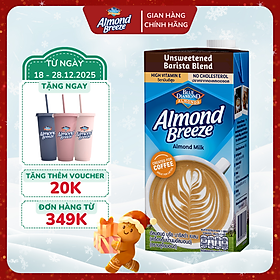 Sữa Hạt Hạnh Nhân ALMOND BREEZE Barista Blend Không Đường 946ml