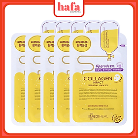 Combo 5 Mặt nạ dưỡng săn chắc da ngăn ngừa lão hóa da Mediheal Collagen Impact Essential Mask Ex