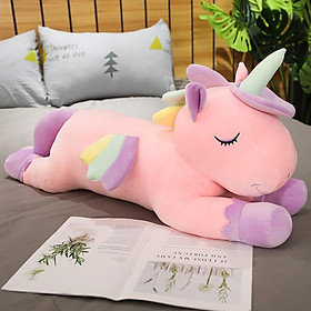 Đệm Gối Cho Ghế Sofa Đầy Màu Sắc Pegasus Gối Thiên Thần Kỳ Lân Sang Trọng Đồ Chơi Búp Bê Cho Bé Món Quà Sinh Nhật Lễ Tình Nhân Quà Tặng - Pink