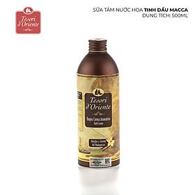 Sữa Tắm Hương Nước Hoa Italia Tesori D'Oriente Vanilla & Ginger - Tinh Dầu Macca (500ml)