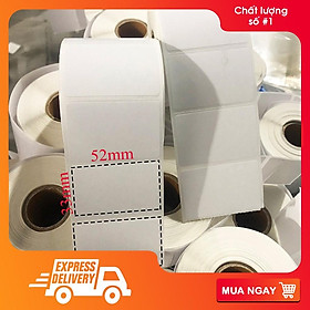 Mua Giấy decal nhiệt in tem Foody 52x33mm cuộn 30m