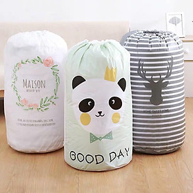 Túi dây rút nhựa 90*45cm đựng chăn màn, drap, quần áo