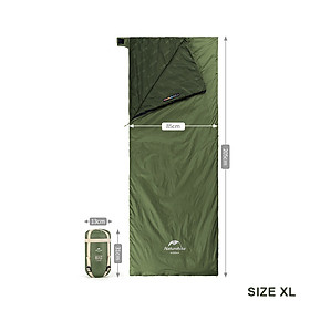 Túi ngủ Naturehike NH21MSD09 (LW180-XL) mẫu 2021