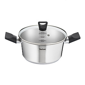 Mua Nồi inox chống dính đáy từ Tefal Simpleo 24cm  dùng cho mọi loại bếp- Hàng chính hãng