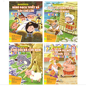 Sách - Combo 8 Cuốn Truyện Cổ Tích Kinh Điển Stickers - Ndbooks
