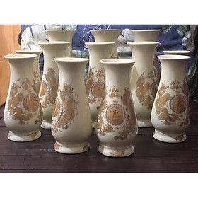 Mua Lọ Hoa Thờ Men Vàng Hoạ Tiết Long Phụng