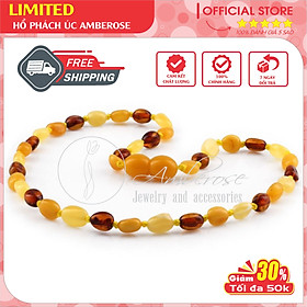 Bộ Vòng Hổ Phách Amber Úc Cho Bé 0 - 10 tuổi  Mẫu Đặc Biệt  SABLMTOL22