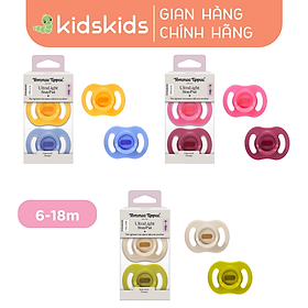 Ty Ngậm Silicon Siêu Nhẹ Cho Bé Tommee Tippee Ultra Light 6-18 Tháng (Vỉ Đôi)