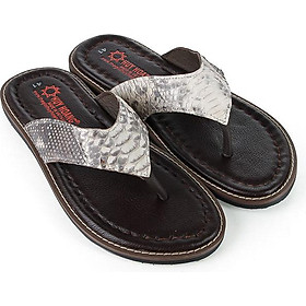 Dép nam Huy Hoàng da trăn màu nguyên thủy HT7305