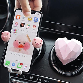 Mua Giá đỡ điện thoại xe hơi kèm tinh dầu thơm trang trí cửa gió xe hơi trang trí ô tô phụ kiện xe hơi cao cấp