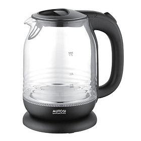 Mua Ấm siêu tốc Mutosi thủy tinh MK-16 (Đen) 1.7L - Hàng chính hãng
