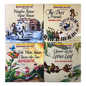 Combo Những Câu Chuyện Thú Vị Giáo Dục Trẻ - Đôi bạn thân, Bữa tối trên lá sen, Ngôi nhà gỗ, ngôi nhà hoa hồng, Cô chuột bạch nhỏ đuổi theo mặt trời