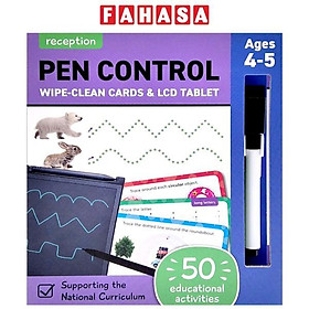 Reception Wipe Clean Cards & LCD Tablet: Pen Control