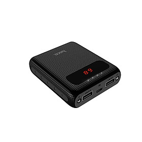 Mua Ngân Hàng Điện Hoco B20 Dung Lượng 10000 mAh  Với Màn Hình LED + Tặng kèm 1 Ghế Đơ Điện Thoại Đa Năng T2 - Hàng Chính Hãng