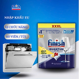 Muối rửa bát Finish 4 2 1,5 1,2kg làm mềm nước loại bỏ cặn vôi bám Viên gel bột bóng Finish nhiều loại chuyên dùng cho máy rửa bát máy rửa chén