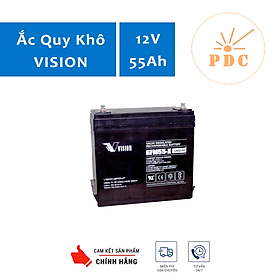 Ắc quy Vision 6FM55-X 12V 55Ah