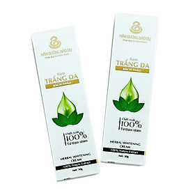 Combo 2 hộp Kem bôi trắng da Bách Thảo từ thảo dược ngăn ngừa các vấn đề về da bảo vệ da trị ngứa rạn nứt da - Hộp 30gr