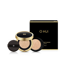 Phấn nước che khuyết điểm kiềm dầu OHUI Ultimate Cover Cushion Matt Finish SPF50+ PA+++ 15g Tặng thêm lõi refill 15g