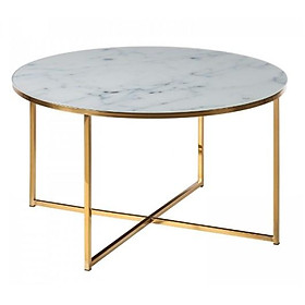 Mua Bàn Trà Mặt Đá Chân Sắt Mạ Vàng Juno Sofa