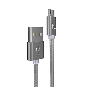 Mua Cáp sạc Hoco X2 Micro USB 1 mét dây dù - Tặng kẹp bảo vệ đầu cáp - Hàng chính hãng