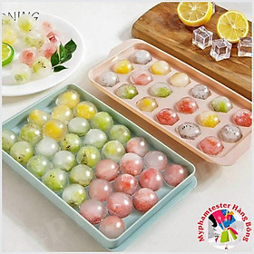 Mua (SIÊU RẺ) Khay đá tròn 33 viên - Khuôn làm thạch