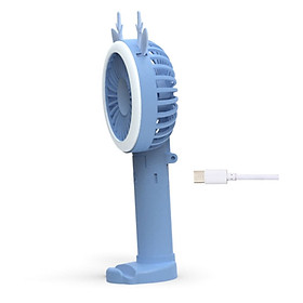 Mua Quạt Animal mini fan siêu cấp dễ thương có LED gấp gọn tiện dụng