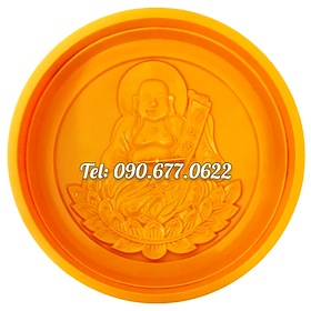Mua Khuôn ép xôi  làm bánh in  bánh đậu xanh hình tròn Phật Di Lạc – Loại 26 cm – Mã số 1823