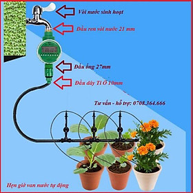 Mua Van nước hẹn giờ tưới cây tự động