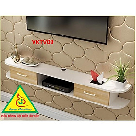 Kệ ti vi treo tường  KT 150x20x24cm - Nội thất lắp ráp