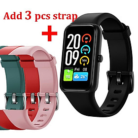 Full Touch Band SMART Fitness Vòng đeo tay nam nữ thể thao trên băng thông minh oxy theo dõi nhịp tim thông minh Đồng hồ thông minh màu không thấm