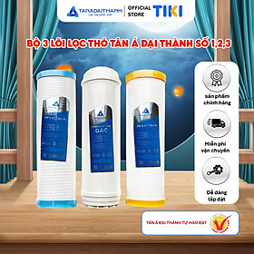 Mua Bộ 3 Lõi Lọc Thô 1-2-3 Tân Á Đại Thành Dùng Cho Máy Lọc Nước RO Hàng Chính Hãng