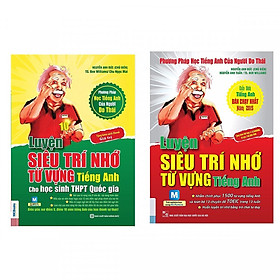 Combo Bộ 2 Cuốn Sách Học Tiếng Anh Theo Phương Pháp Của người Do Thái - Luyện Siêu Trí Nhớ Từ Vựng Tiếng Anh