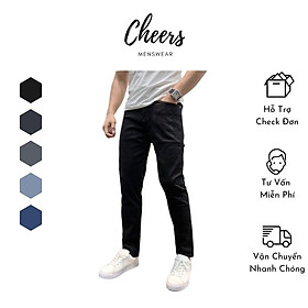 Quần Bò Nam Dài- Quần Jeans Nam Dài Cheers Chất Cotton Co Dãn