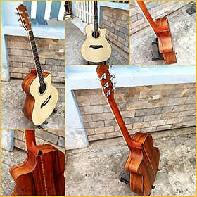 Mua Đàn Guitar Acoustic Gỗ Điệp M414 ( kèm bao da   phím   capo )
