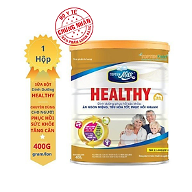 Sữa bột tăng cân,hổ trợ tiêu hóa healthy 400g TOPTEN Milk