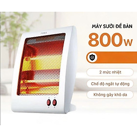 Máy Sưởi Điện Máy Sưởi Ấm Phòng Ngủ Quạt Sưởi Cho Văn Phòng Máy Sưởi Mini Sưởi Điện Hồng Ngoại Nóng Nhanh An Toàn – Hàng Nhập Khẩu