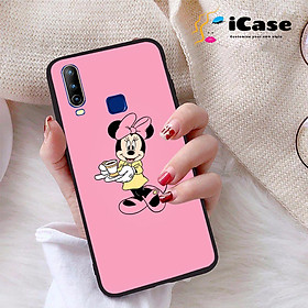 Ốp lưng iCase dành cho Vivo U10 chất liệu viền dẻo lưng cứng nhám TPU có hai lỗ xỏ dây đeo in nổi 4D hình bộ sưu tập HOAT HINH 33