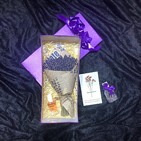 Set quà hoa lavender khô Pháp - Mẫu 35