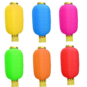 Mua Đèn lồng vải  lồng đèn trụ chống nước nhiều màu sắc kích cỡ trang trí lễ tết  sự kiện  nhà cửa phong cách nhật bản