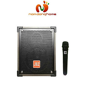 Mua Loa kéo di động JBZ NE-106 - Loa karaoke thùng gỗ siêu chất 2 lớp bass 2 tấc  công suất 120w kèm micro không dây cao cấp - Hàng nhập khẩu